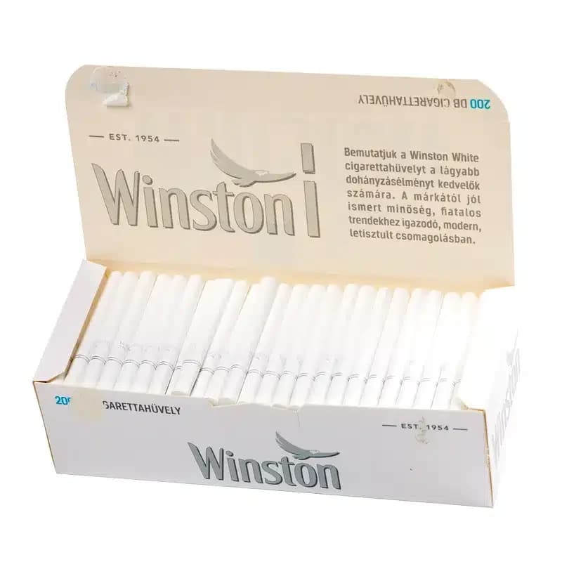 Tuburi țigări cu filtru - Winston White Multifilter - 200buc — imaginea 2